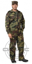 Костюм "ОХРАНА": куртка, брюки (тк. смесовая) КМФ зеленый