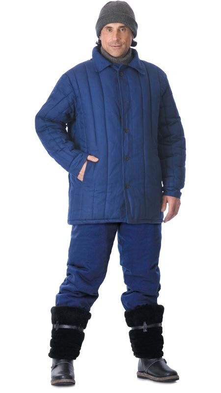 Теплая куртка подойдет для проведения работ в условиях пониженных температур.