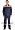 Костюм "Строитель" летний : куртка кор.,п/комб. синий с оранж с СОП