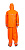 Костюм рыбака Fisherman`s WPL (500 гр/м2) оранжевый  (ЧЗ)