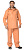 Костюм рыбака (500 гр/м2) (тип Рокон-Букса) оранжевый.