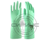 Перчатки "КОНТАКТ" L-F-02 р.S,M,L,XL (латекс, хлопковый слой, толщ.0,52мм, дл.320мм) Manipula